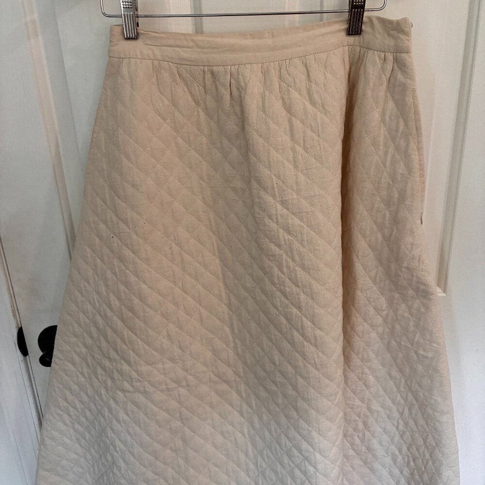 Loeffler Randall Clara Quilted Skirt- Size Large
